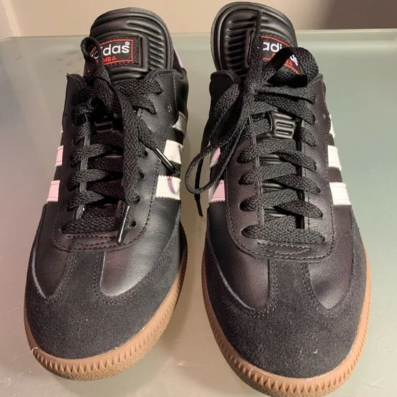 Adidas Samba Classic OG Black Sneakers Worn Once Mens Size 7.5/ Womens 9 EU 40.5 - Picture 2 of 7